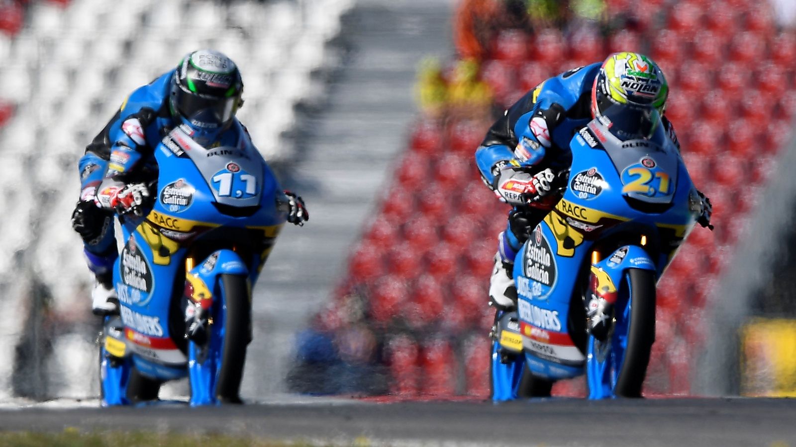 Alonso López y Sergio García lideran el primer día de libres de Moto3 en Barcelona-Catalunya