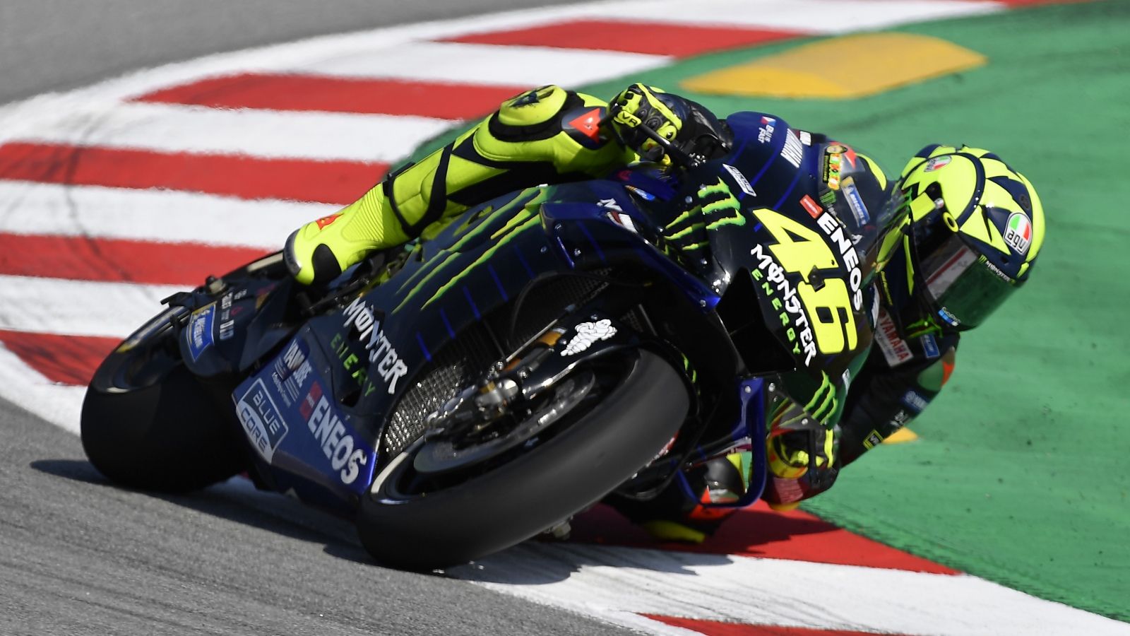 Valentino Rossi en Montmeló (Foto: Yamaha).