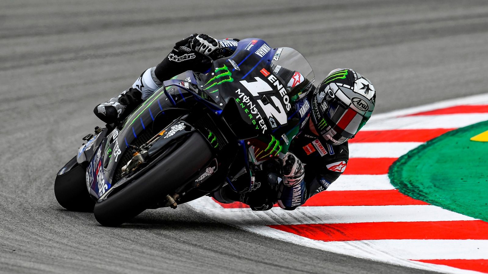 Maverick Viñales en Montmeló (Foto: Yamaha).