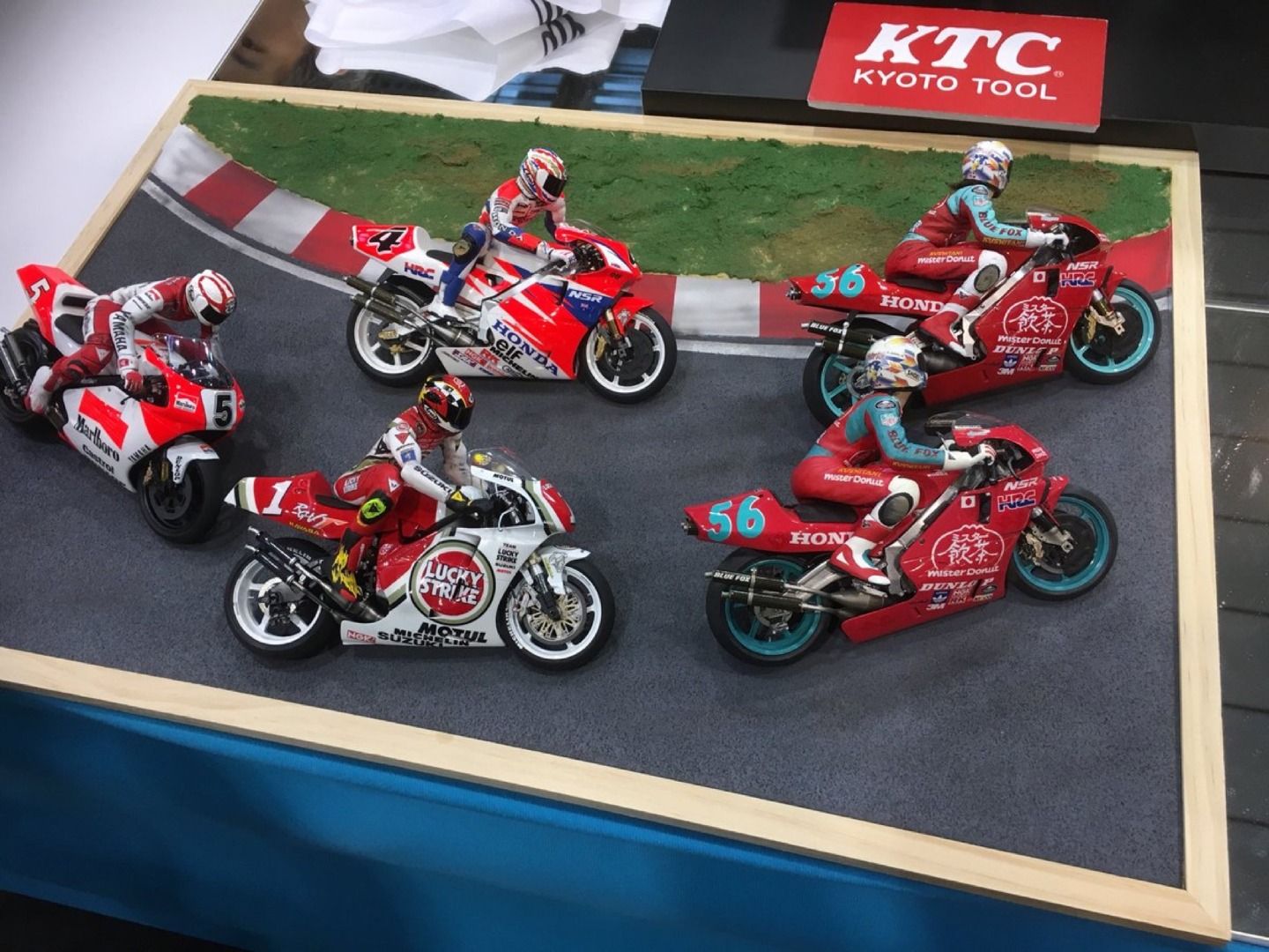 Espectaculares maquetas del Mundial de 500cc