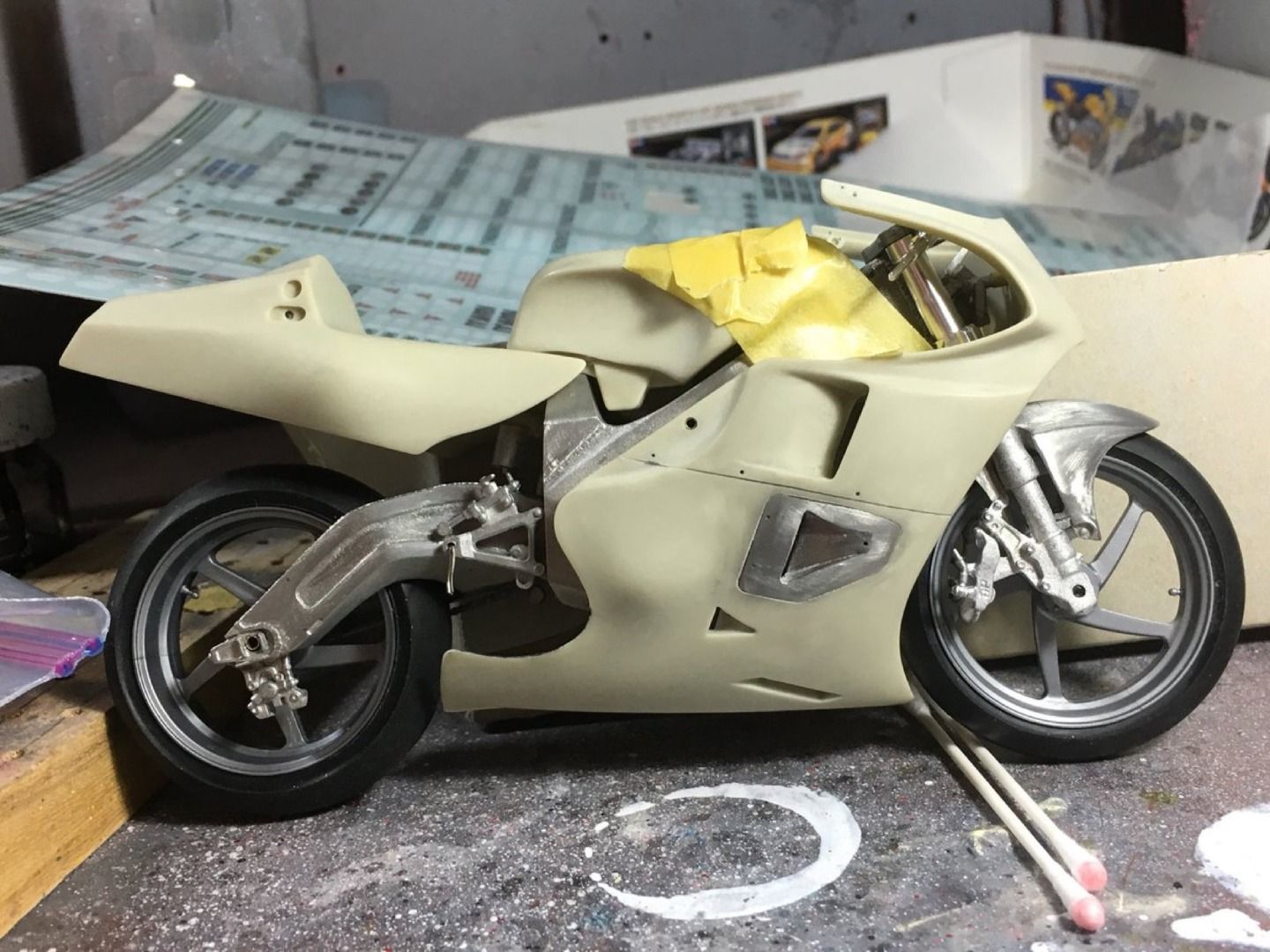 Espectaculares maquetas del Mundial de 500cc