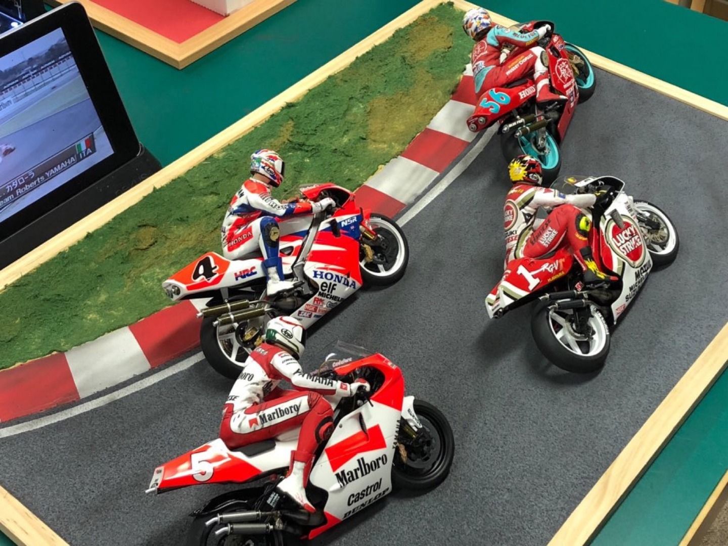 Espectaculares maquetas del Mundial de 500cc
