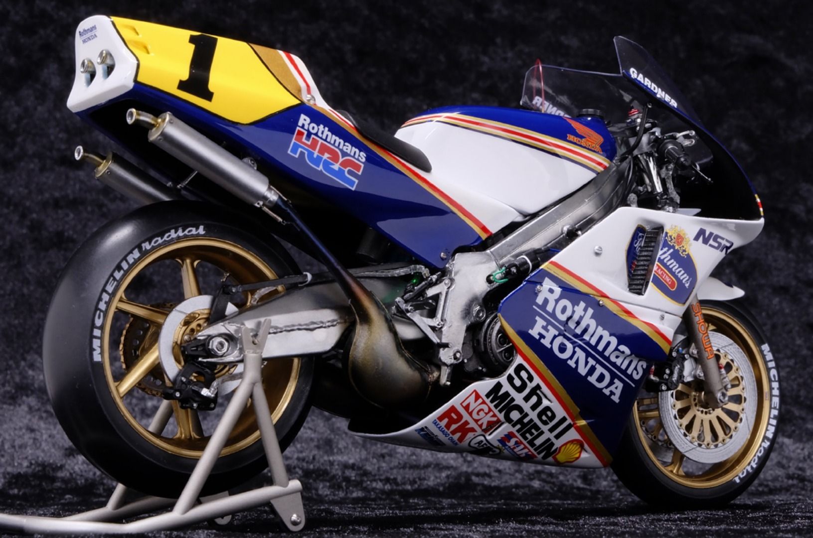 Espectaculares maquetas del Mundial de 500cc