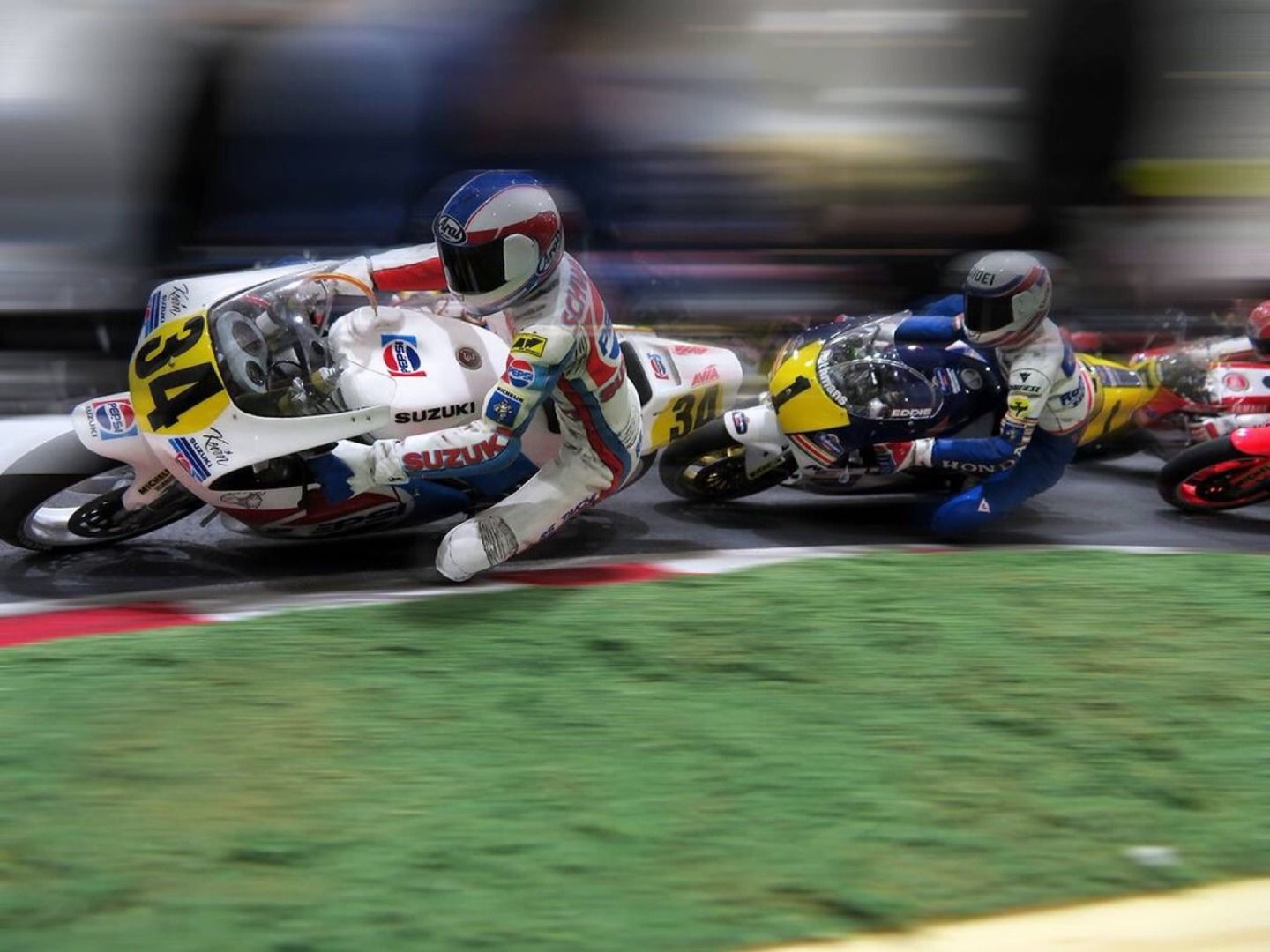 Espectaculares maquetas del Mundial de 500cc