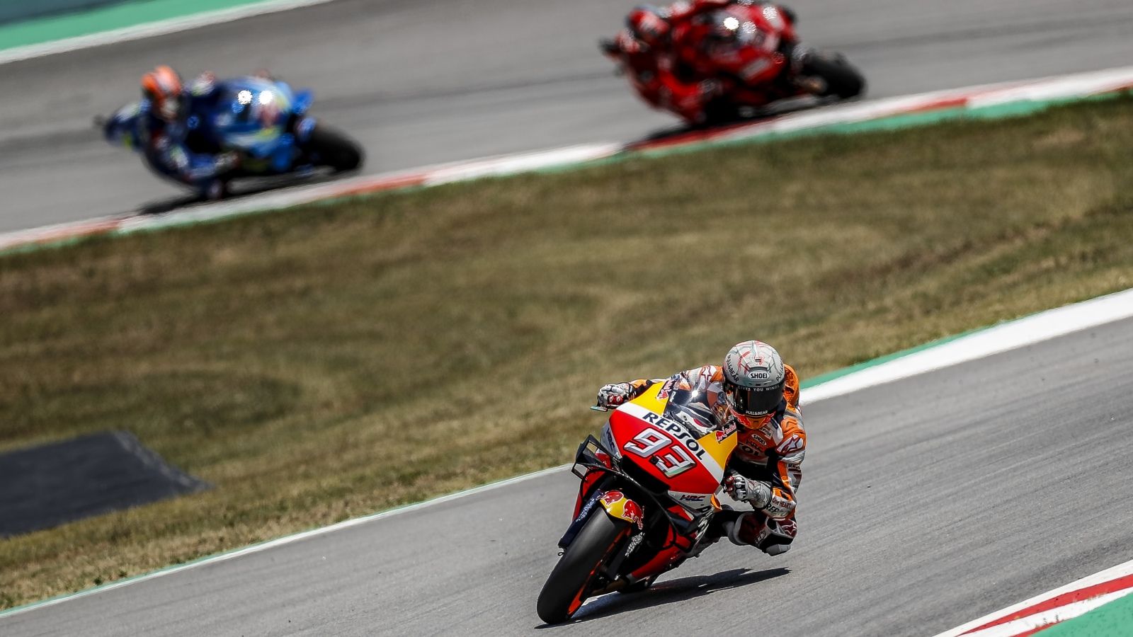 Marc Márquez venció en Montmeló en solitario (Fotos: Repsol).