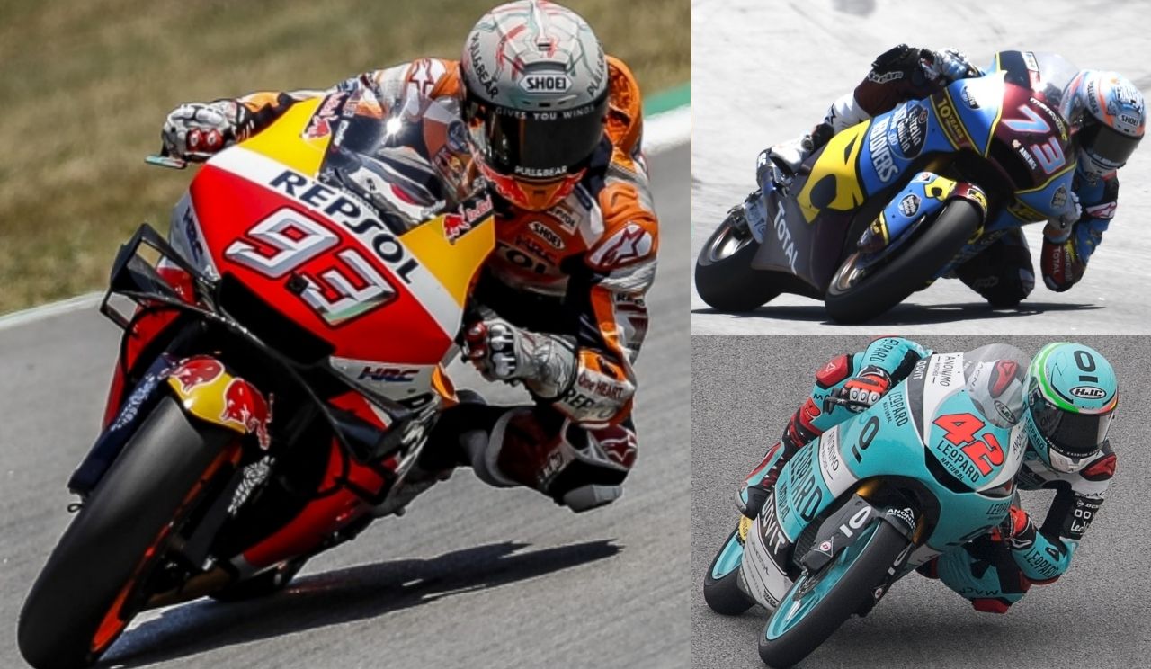Marc Márquez, Álex Márquez y Marcos Ramírez fueron los vencedores del GP de Catalunya (Fotos: Repsol / Marc VDS / Leopard).