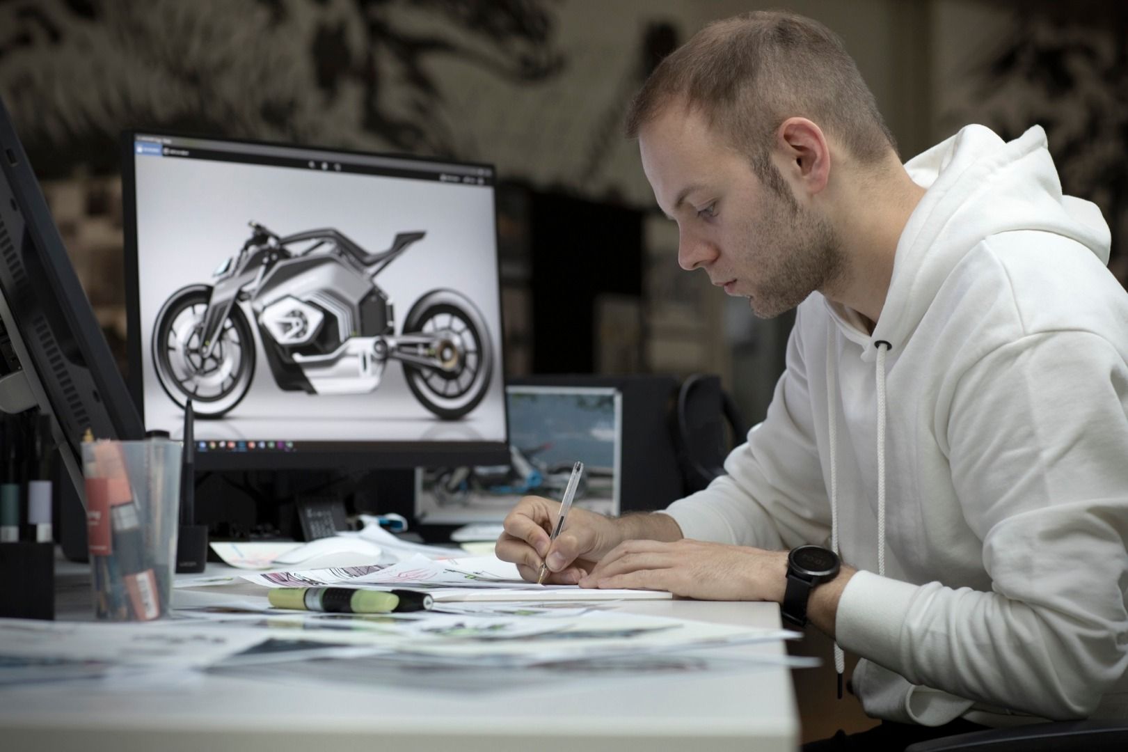 BMW Motorrad Vision DC Roadster, la eléctrica de BMW