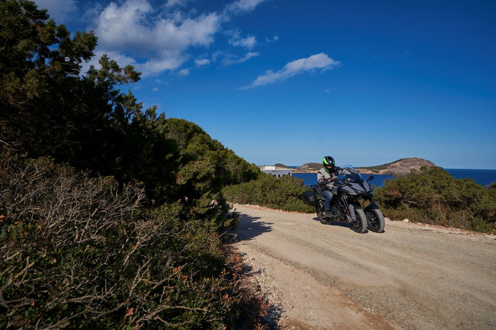En ruta con Yamaha Niken GT: Santa Eulalia (Ibiza)