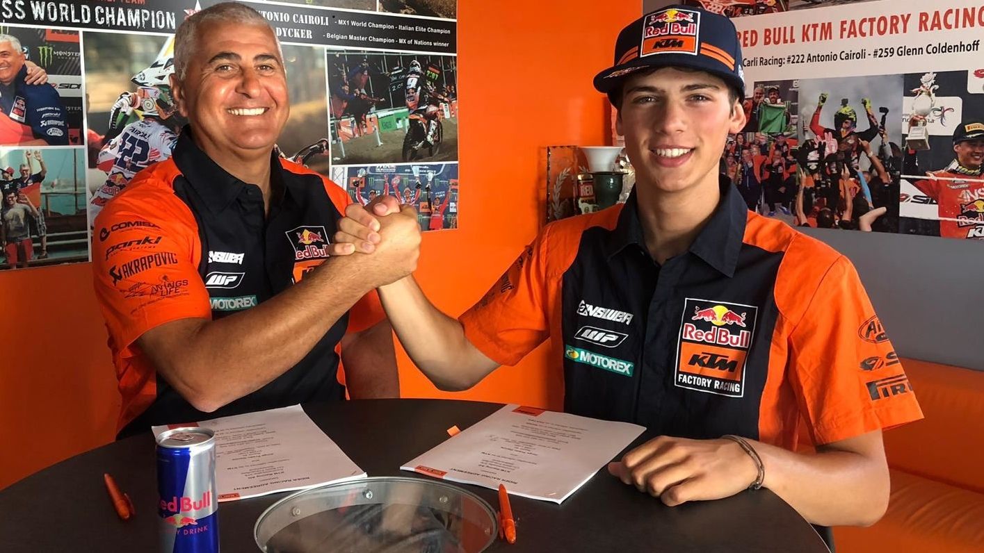 Jorge Prado y Claudio De Carli (Fotos: KTM).