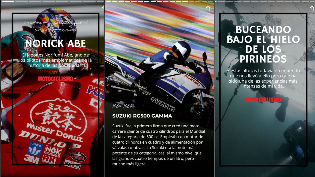 Estrenamos Historias, la forma más visual de leer Motociclismo