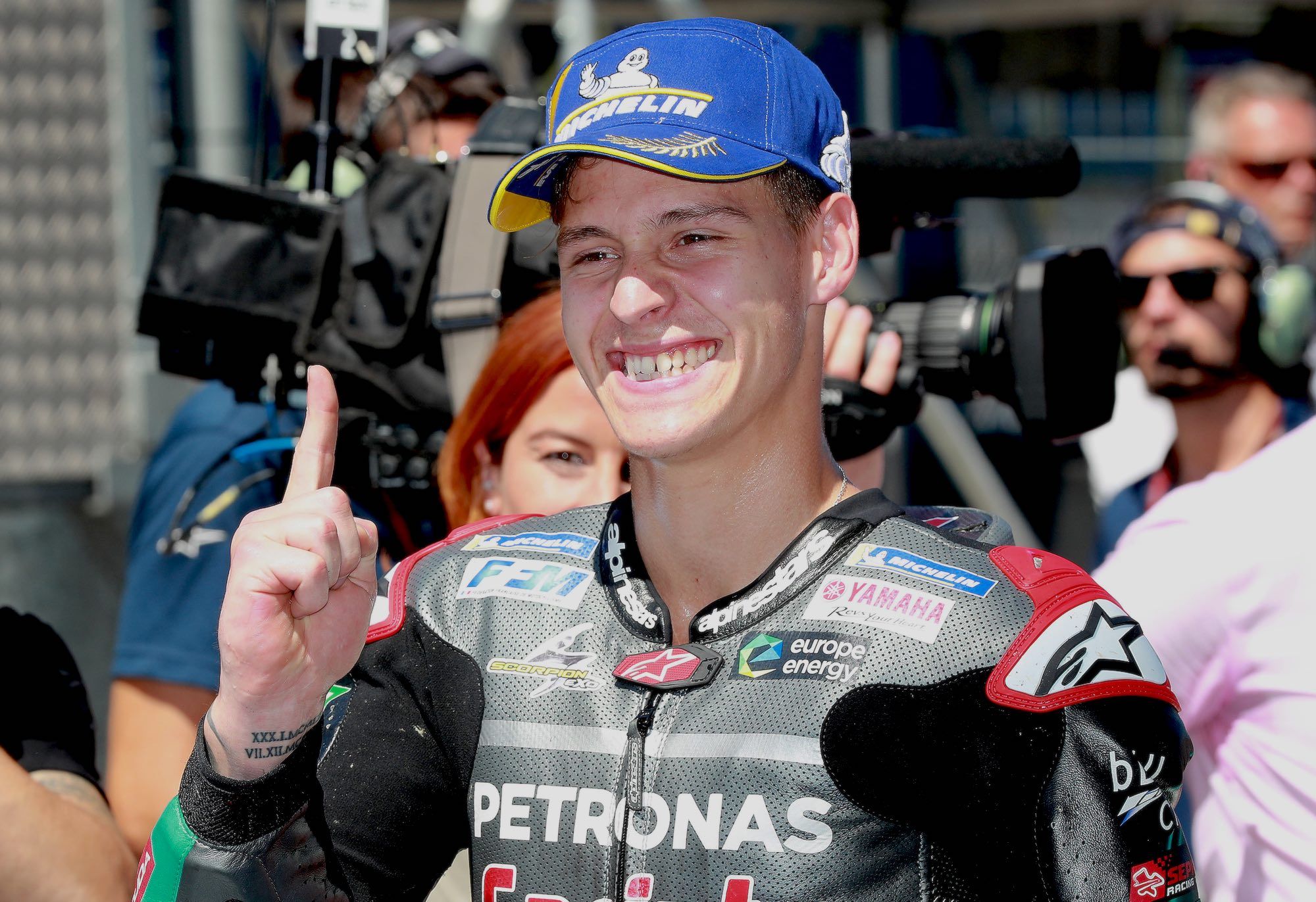 Fabio Quartararo: "Entrenaba pensando que un día estaría delante peleando con pilotos top"