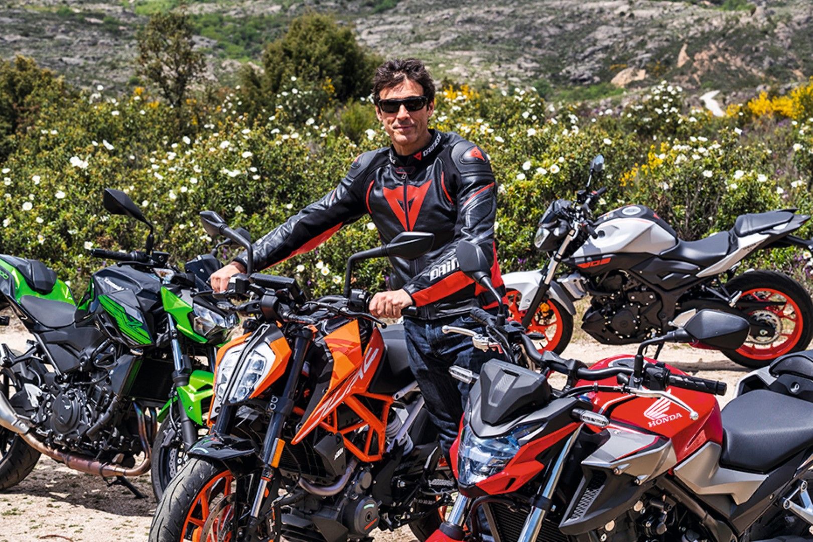 Comparativa Naked A2: Honda CB500F, Kawasaki Z400, KTM 390 Duke, Yamaha MT-03