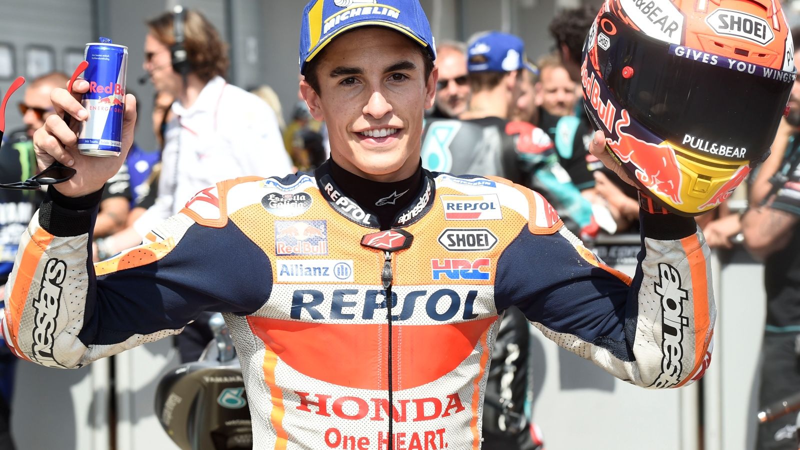 Marc Márquez festeja su pole en Sachsenring (Fotos: Gold & Goose).