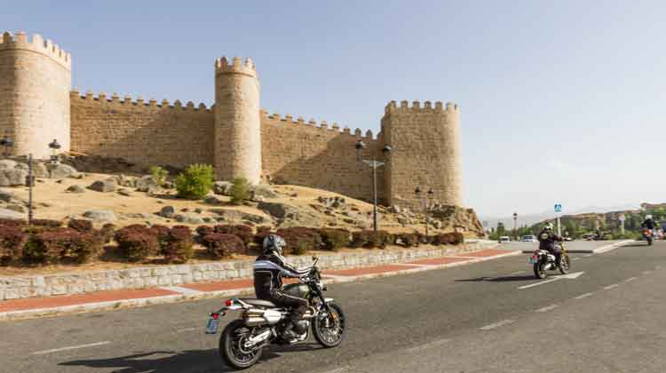 Triumph Scrambler 1200 en Motociclismo Rally Ávila 2019