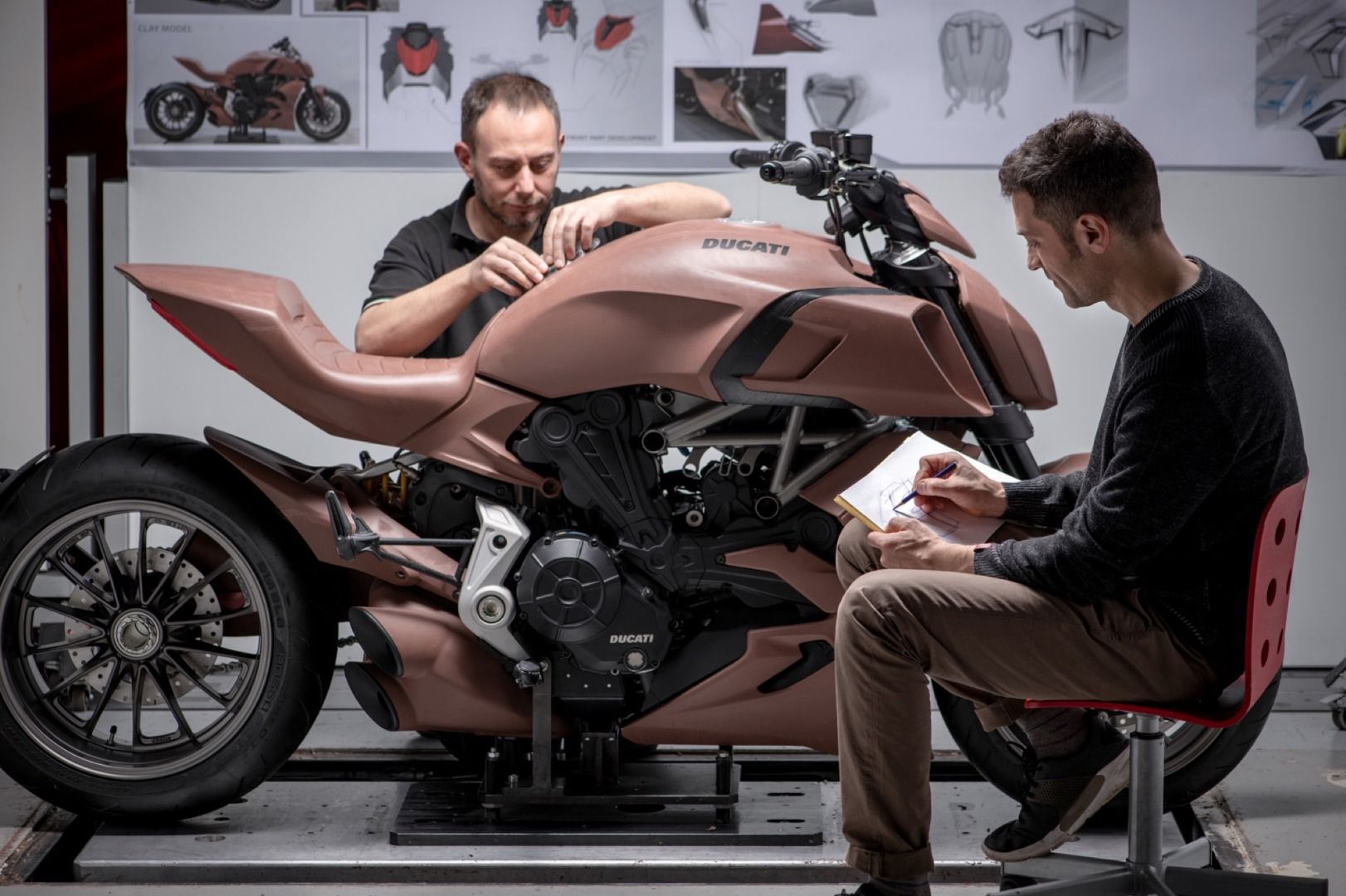 Proceso de desarrollo de una Ducati