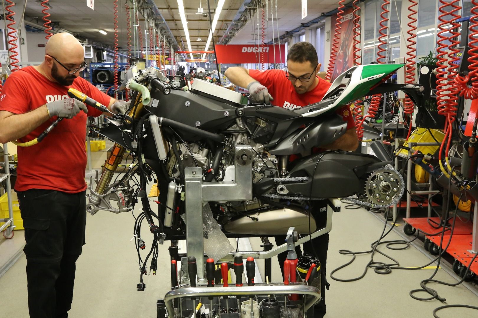 Proceso de desarrollo de una Ducati