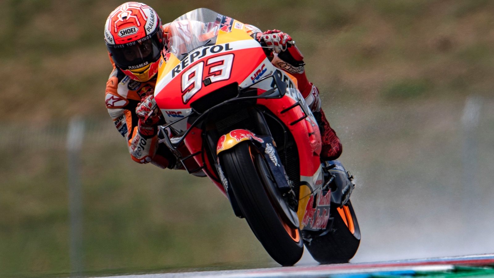 Marc Márquez ha hecho la pole en mojado (Fotos: Gold & Goose).