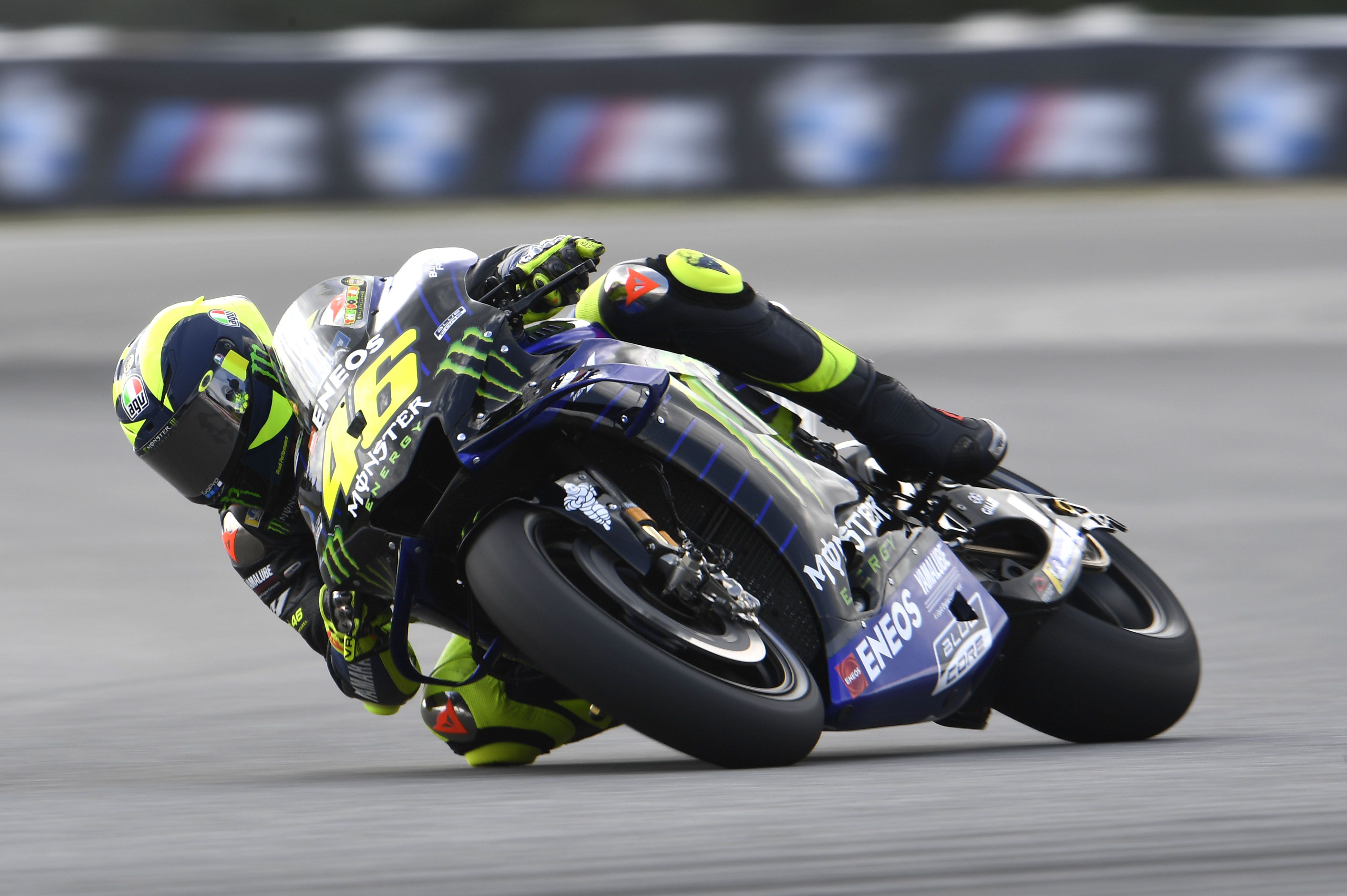 Rossi le pone nombre a los baches de Brno: “Están aquí desde 1996”