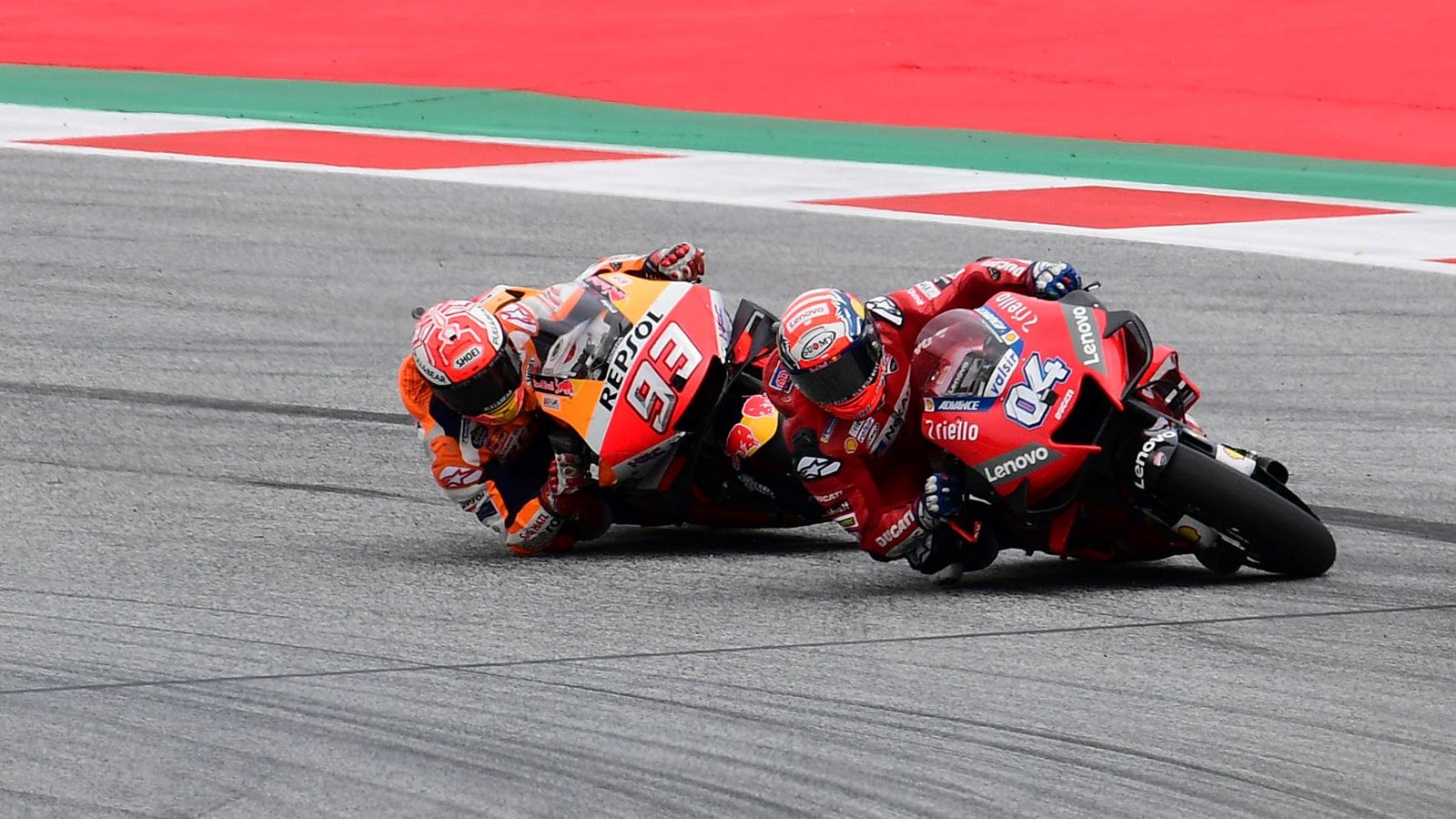 Andrea Dovizioso vs Marc Márquez, MotoGP Austria 2019