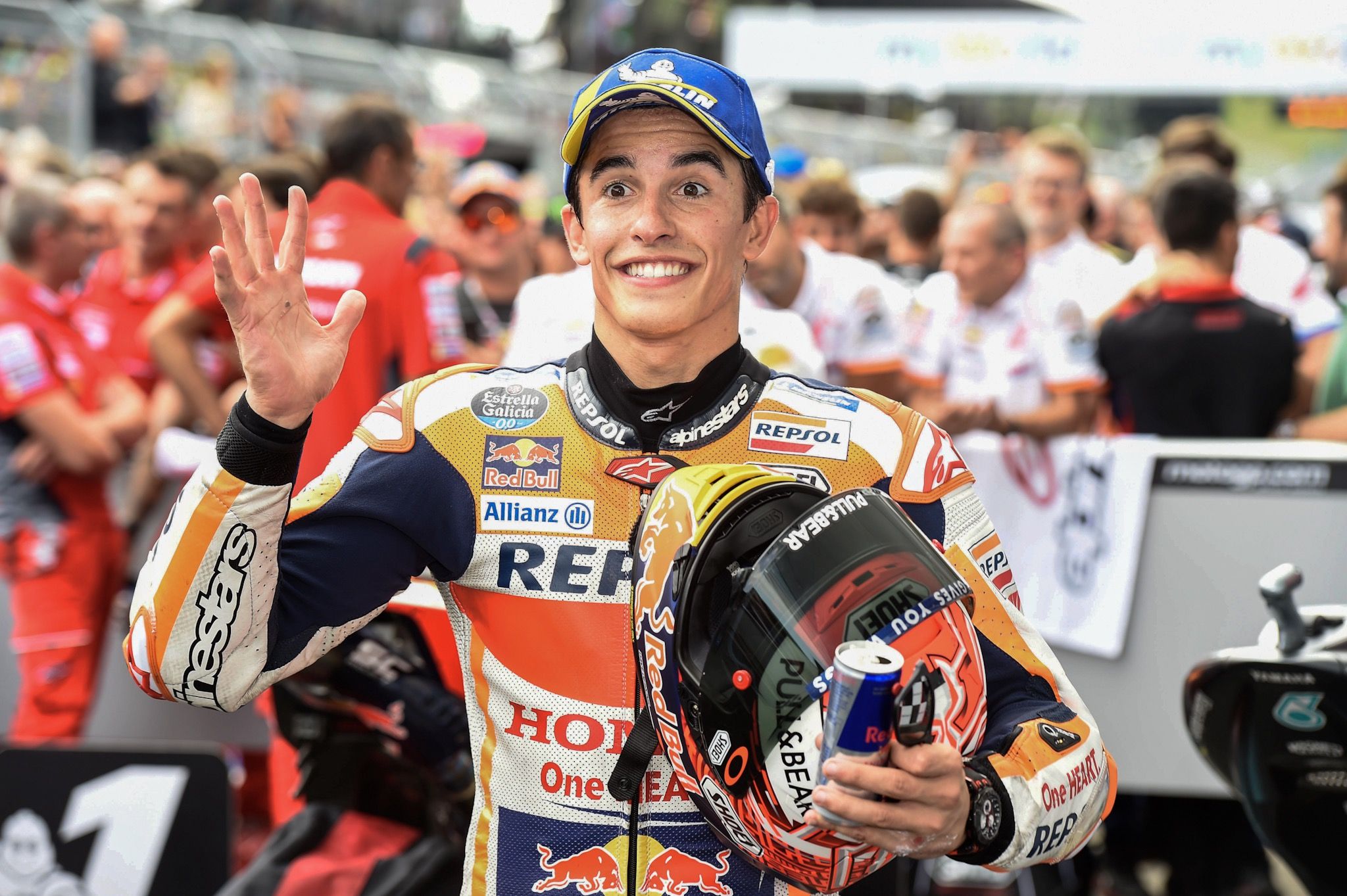 Marc Márquez: “Dovi iba casi jugando con nosotros, tenía más y no lo usó hasta el final”