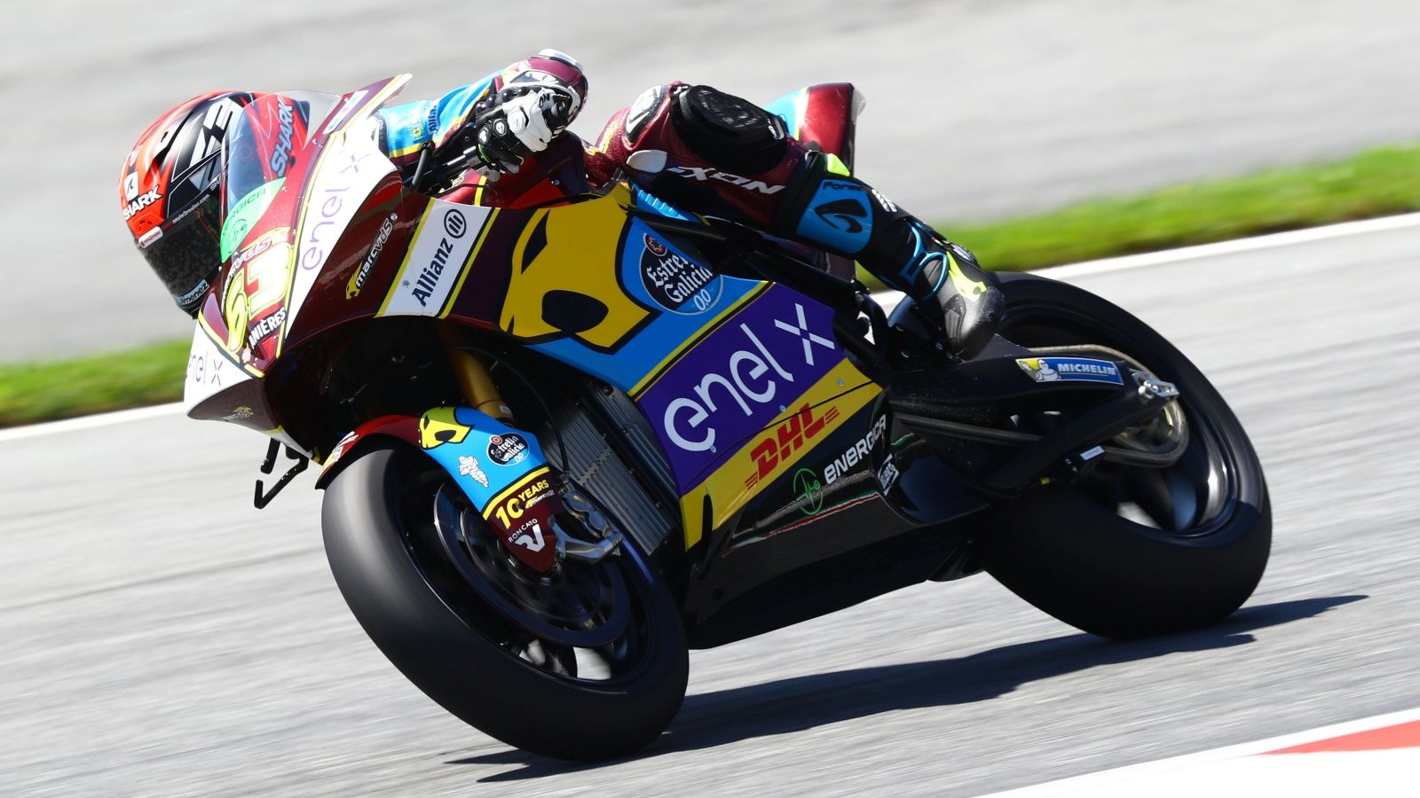 Mike Di Meglio ha logrado la E-Pole en Austria (Fotos: Marc VDS / Gold & Goose / One Energy).