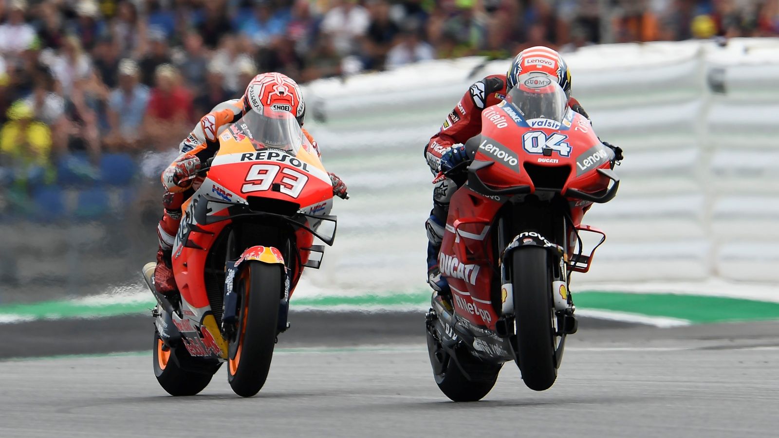 Andrea Dovizioso vs Marc Márquez, MotoGP Austria 2019
