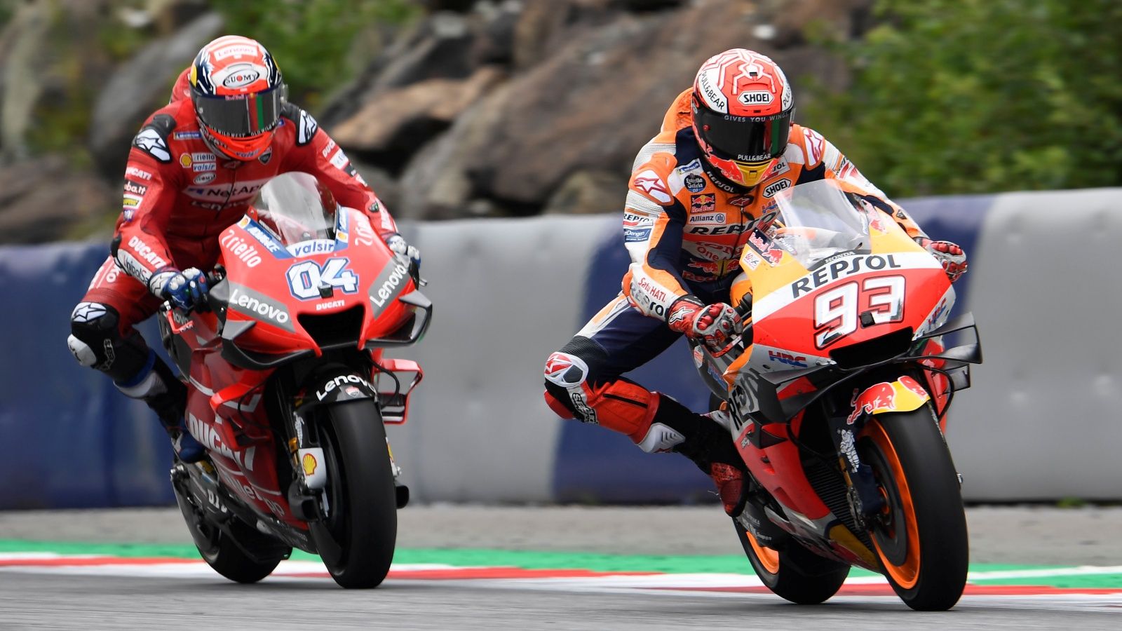 Andrea Dovizioso vs Marc Márquez, MotoGP Austria 2019
