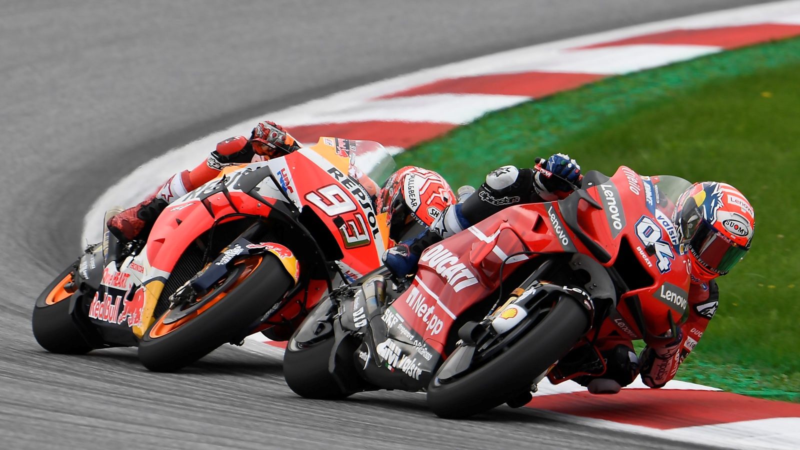 Andrea Dovizioso vs Marc Márquez, MotoGP Austria 2019