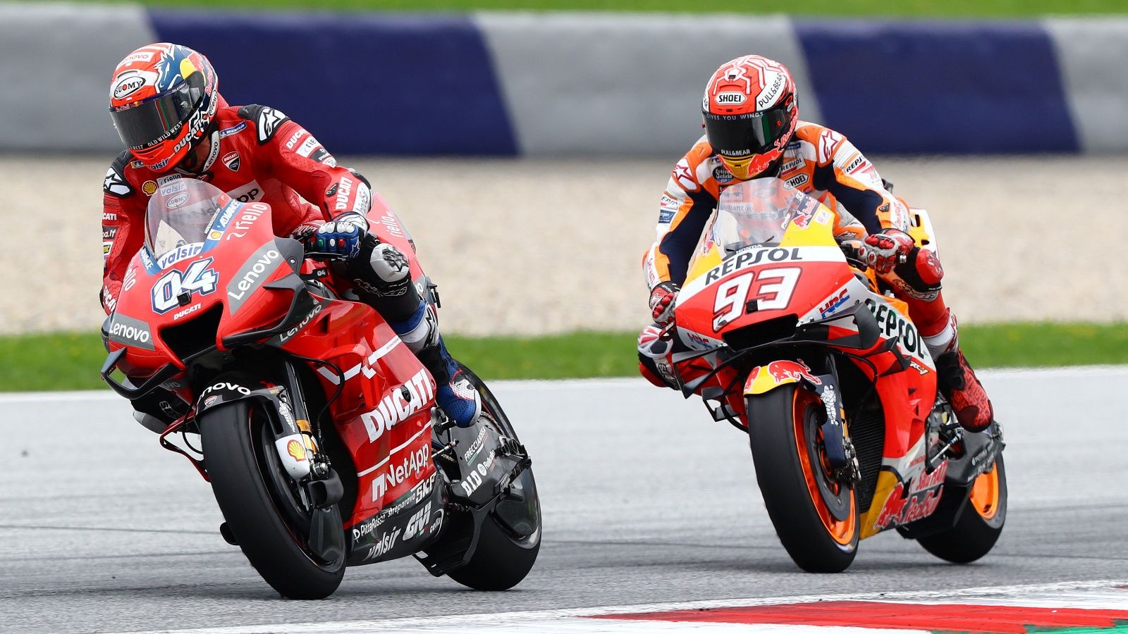 Andrea Dovizioso vs Marc Márquez, MotoGP Austria 2019