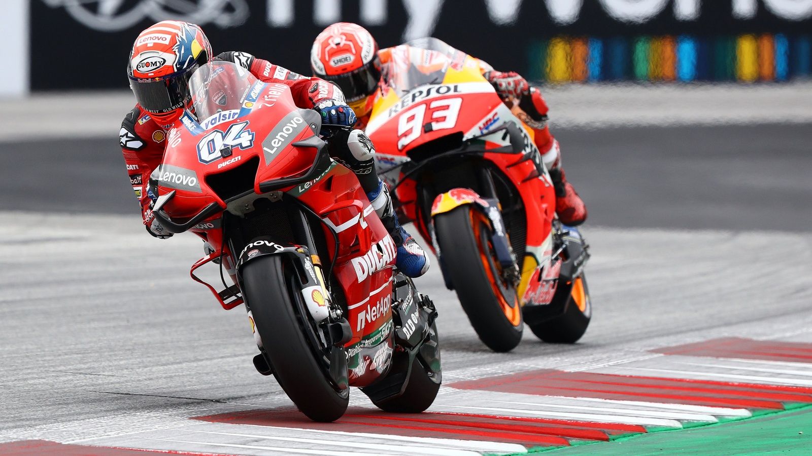 Andrea Dovizioso vs Marc Márquez, MotoGP Austria 2019