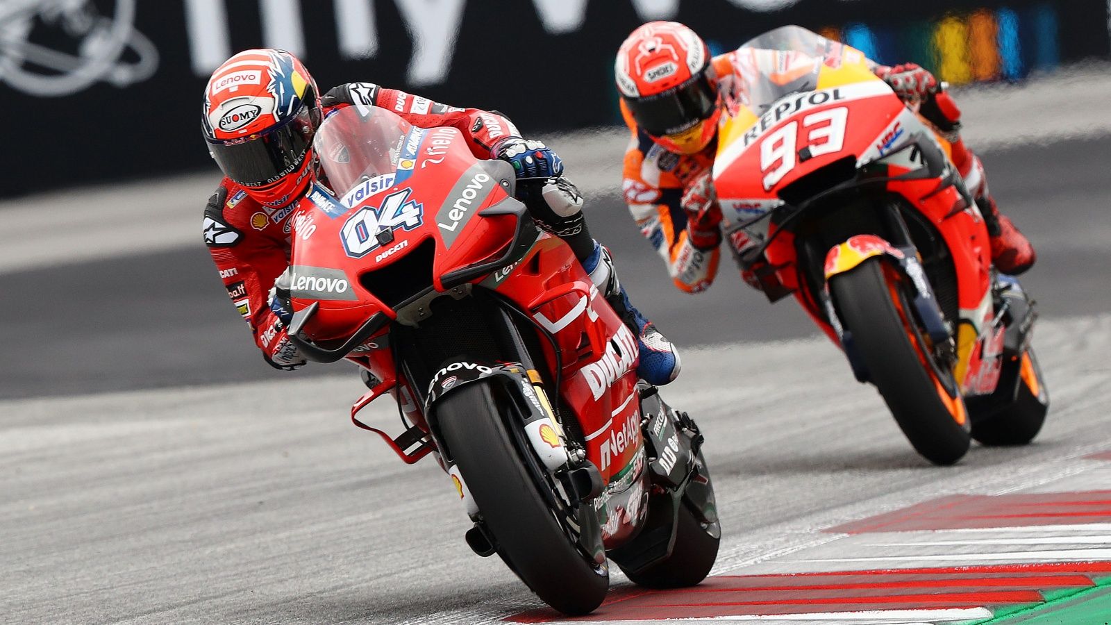 Andrea Dovizioso vs Marc Márquez, MotoGP Austria 2019
