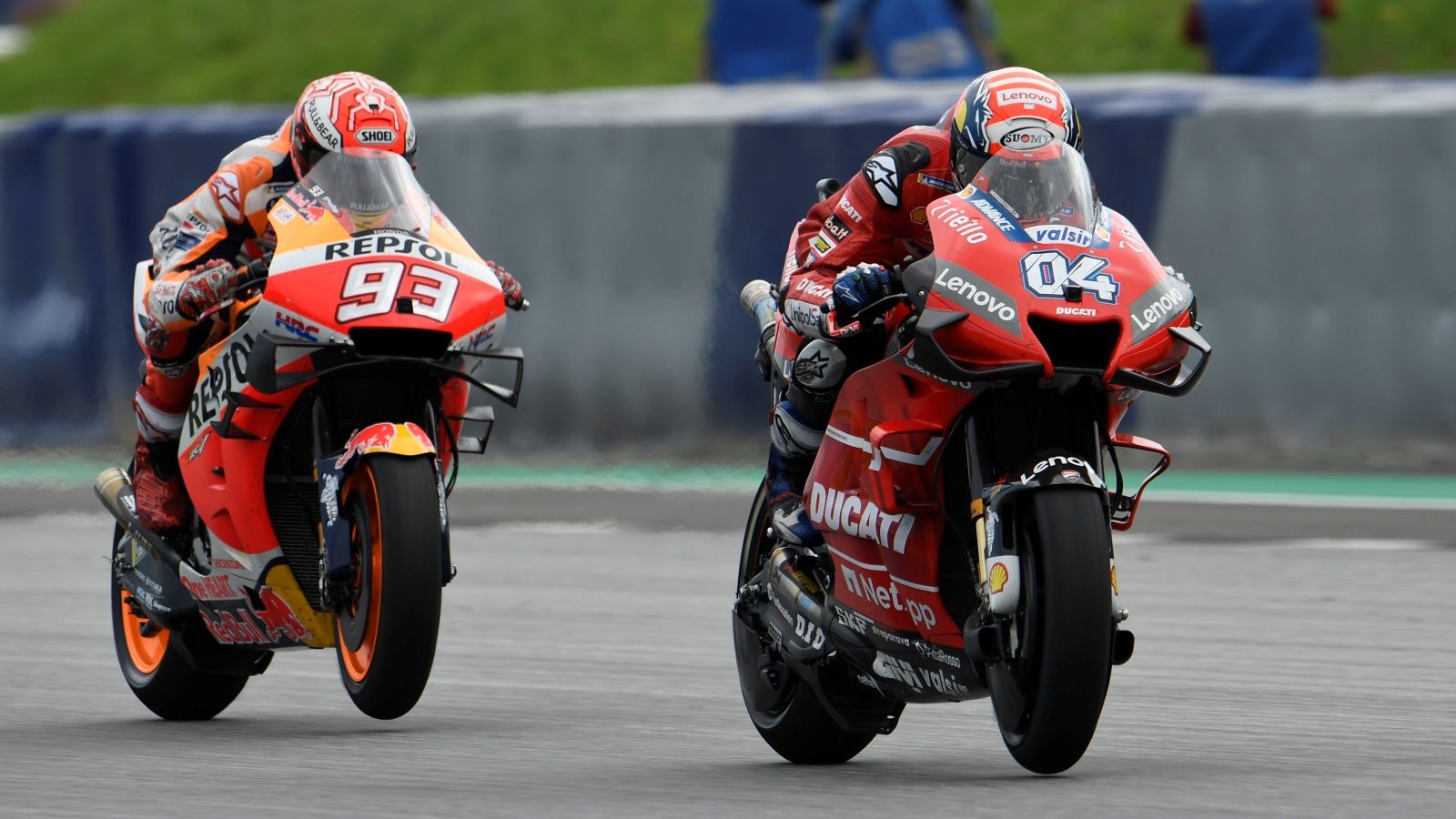 Andrea Dovizioso vs Marc Márquez, MotoGP Austria 2019