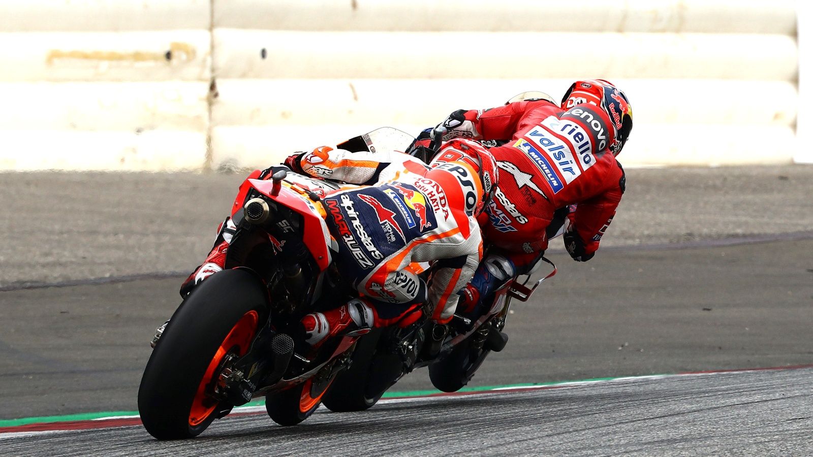 Andrea Dovizioso vs Marc Márquez, MotoGP Austria 2019