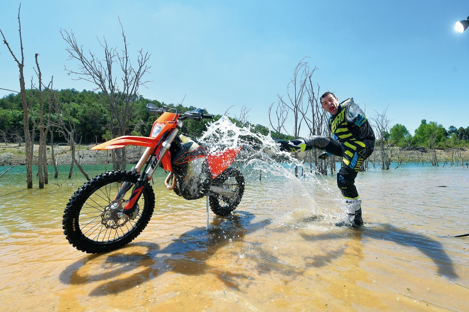 Gama KTM Enduro 2020, prueba