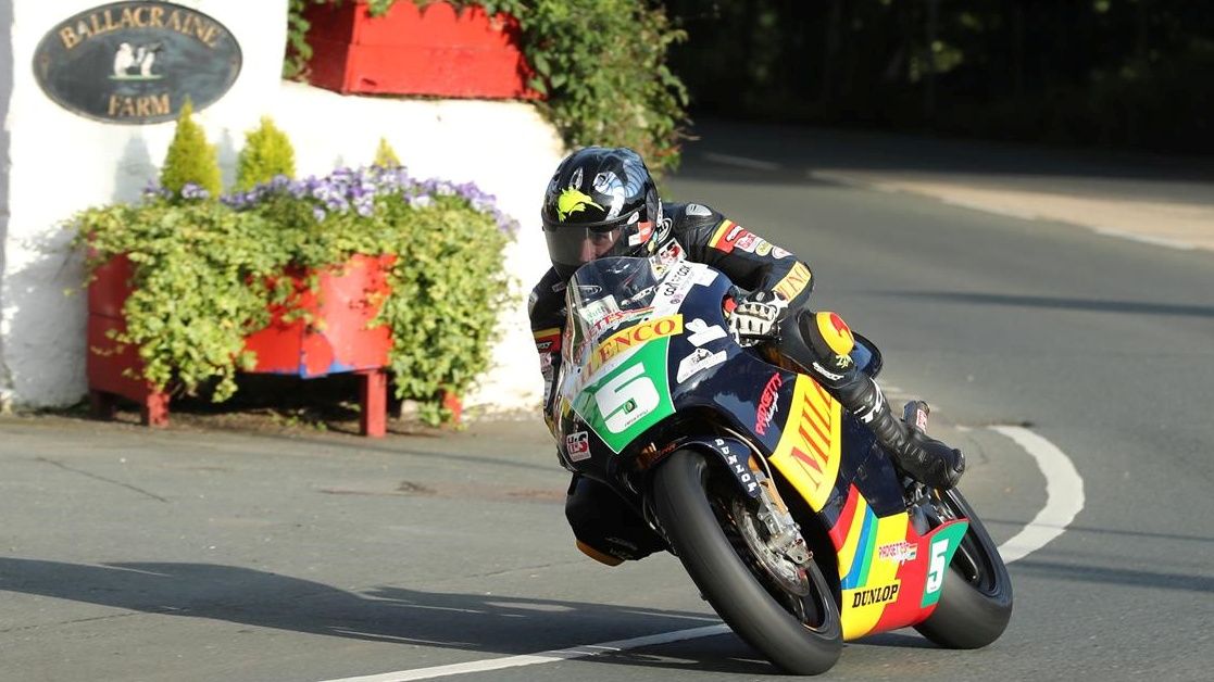 Bruce Anstey en los entrenamientos del Classic TT Lightweight 2019 (Fotos: IOMTT).