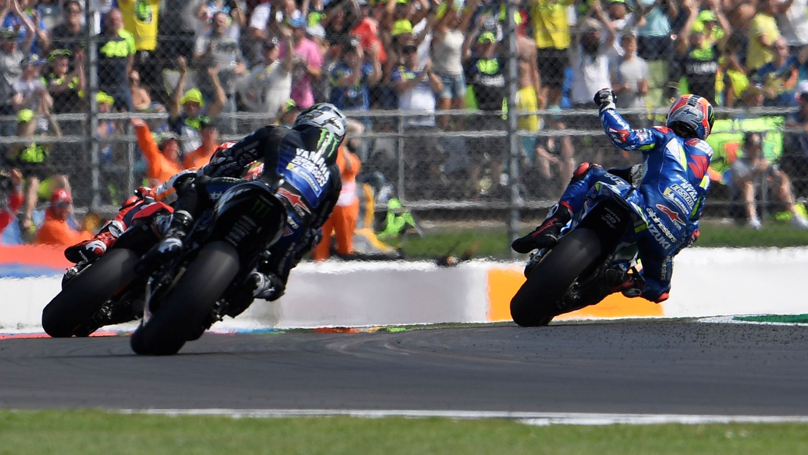 Álex Rins vs Marc Márquez, Silverstone 2019