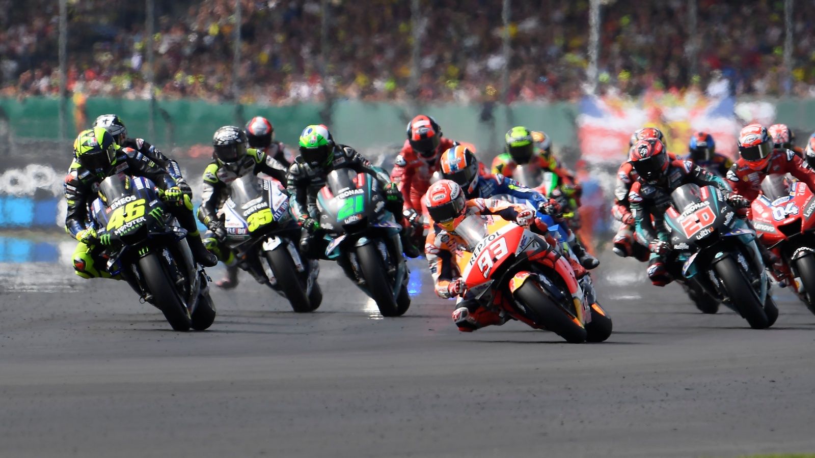 Álex Rins vs Marc Márquez, Silverstone 2019
