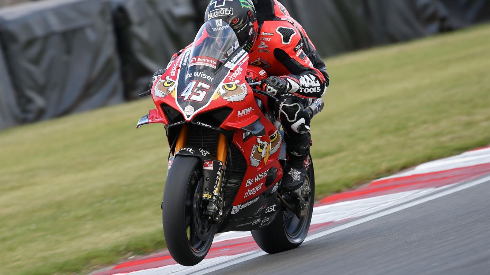 Scott Redding en el BSB (Fotos: Ducati UK).