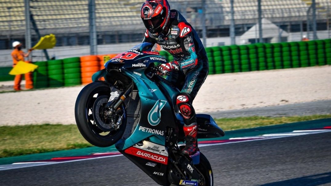 Fabio Quartararo ha liderado los dos días (Fotos: MotoGP / KTM).