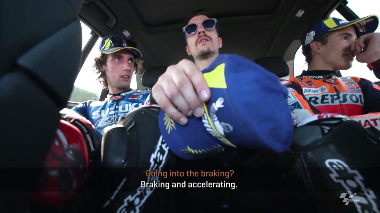 El vídeo que te muestra las claves de Silverstone con Rins, Márquez y Viñales