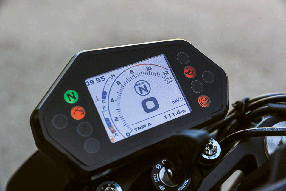 Benelli BN 302 S, prueba