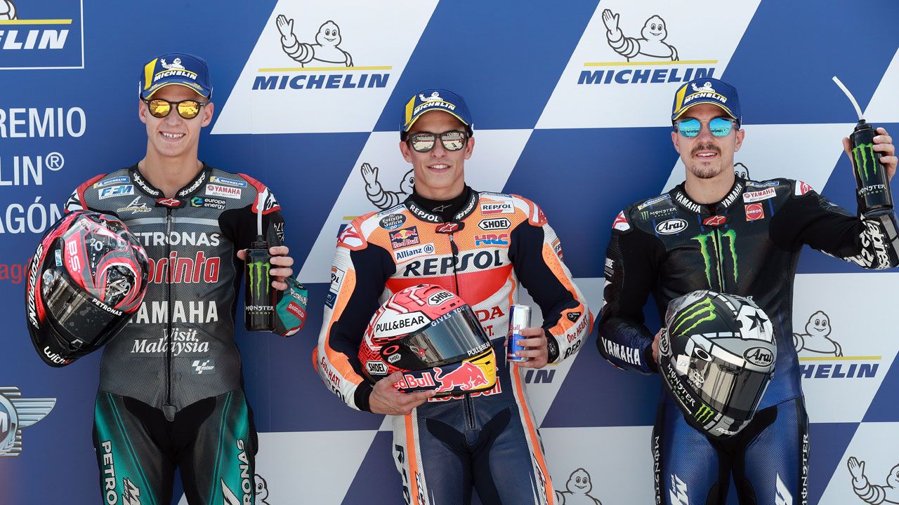 Maverick Viñales: “Tendremos que engancharnos a Márquez y que nos lleve delante”