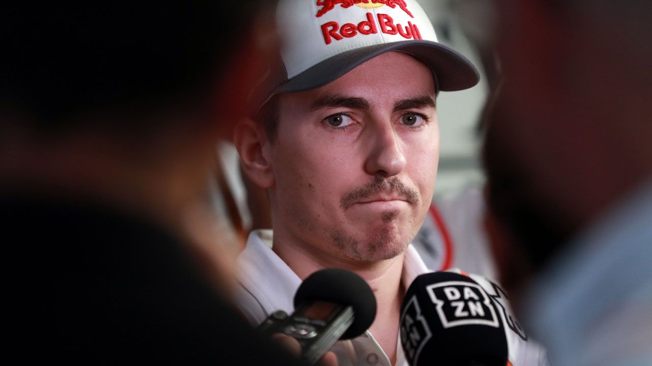 Jorge Lorenzo: “En mi cabeza no está la palabra abandonar”