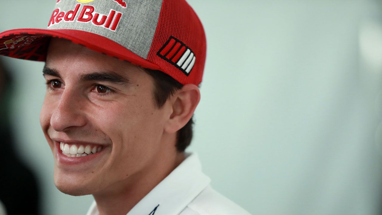 “La relajación” de Marc Márquez en el GP que se juega su octavo título