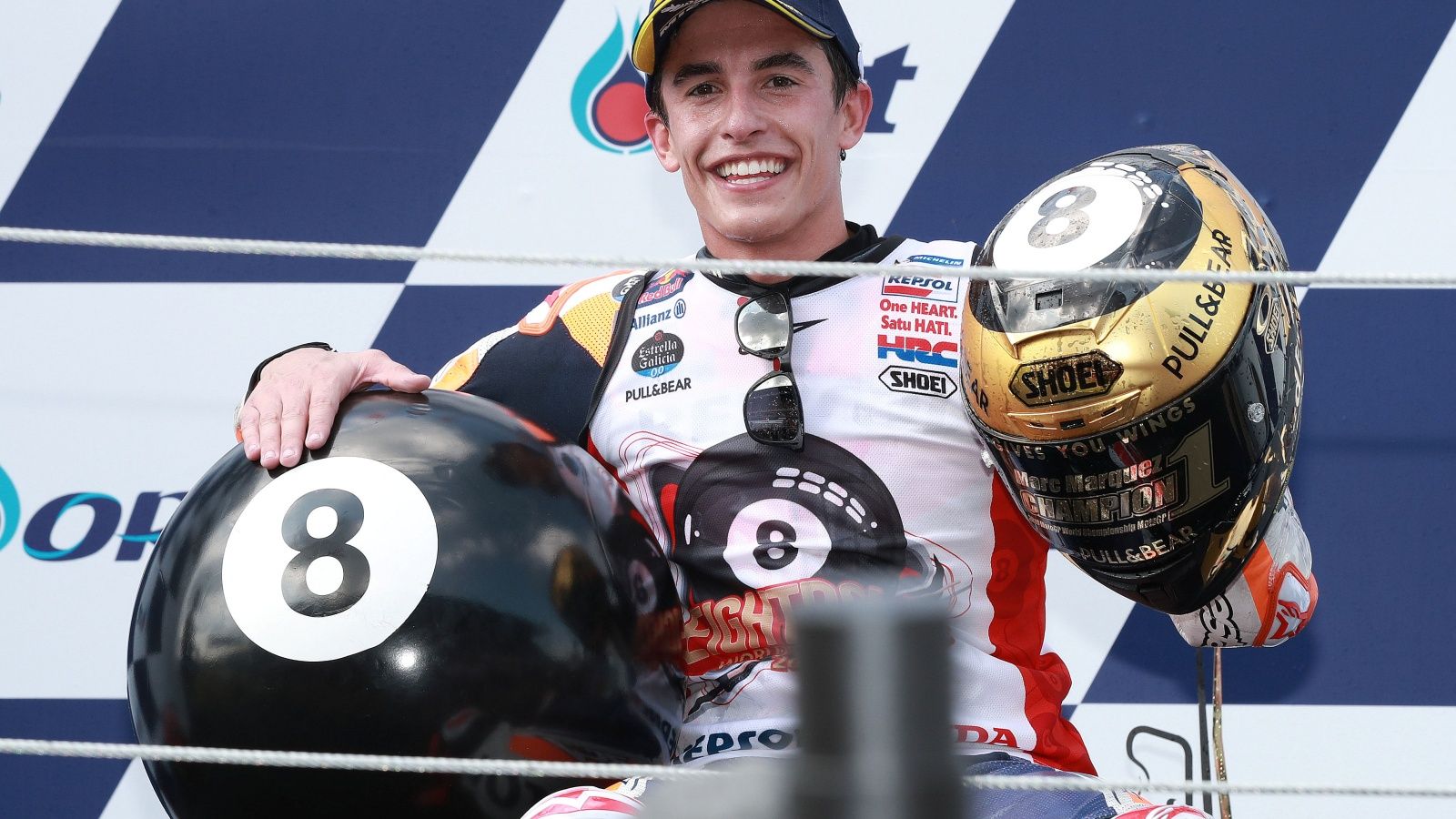 Marc Márquez festeja su octavo título mundial (Fotos: Gold & Goose).