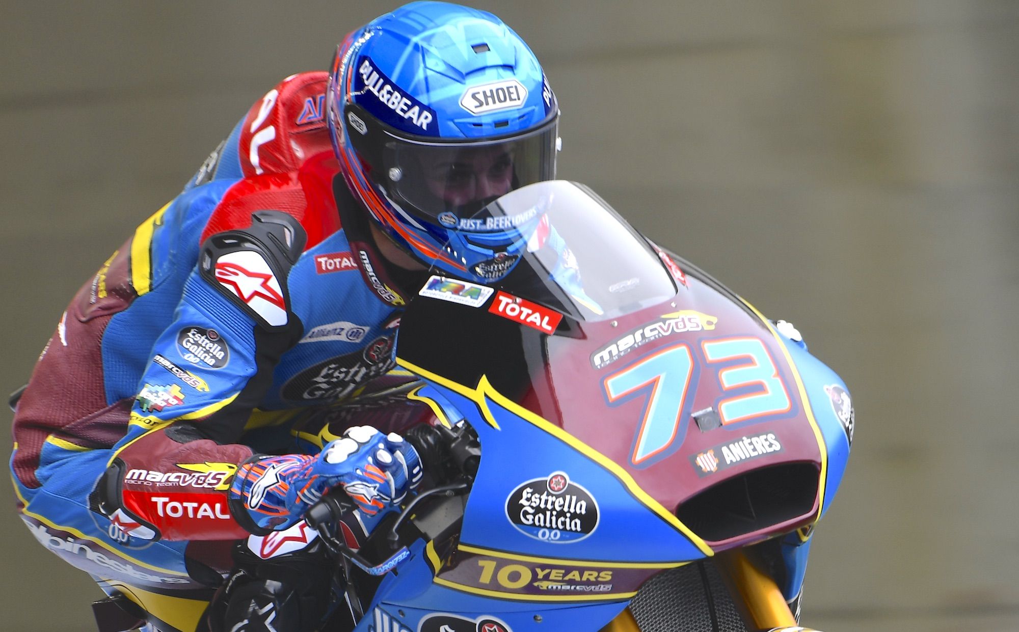 Álex Márquez y Andrea Migno, referencias en los libres de Moto2 y Moto3 en Motegi