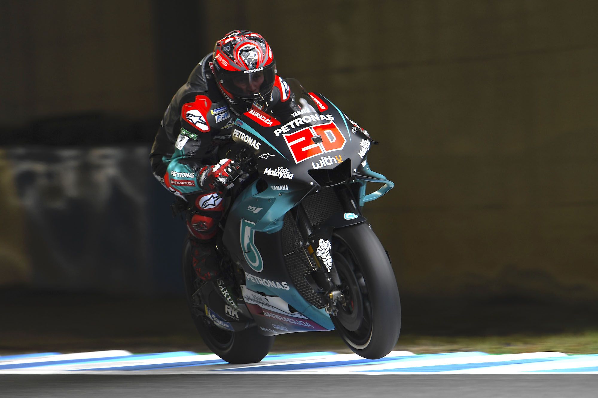 Fabio Quartararo y Maverick Viñales por delante de Marc Márquez en Japón