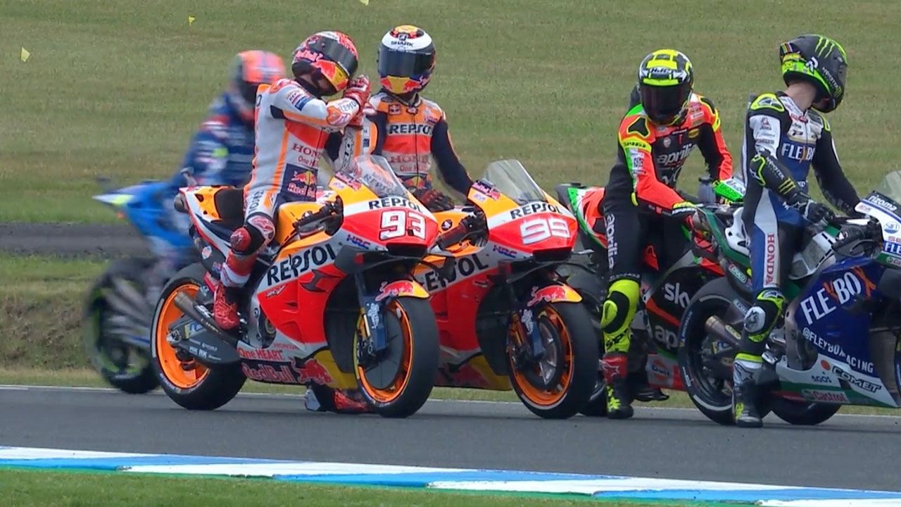 Marc Márquez: “En los últimos diez minutos no puedes ir lento por el medio de la trazada”