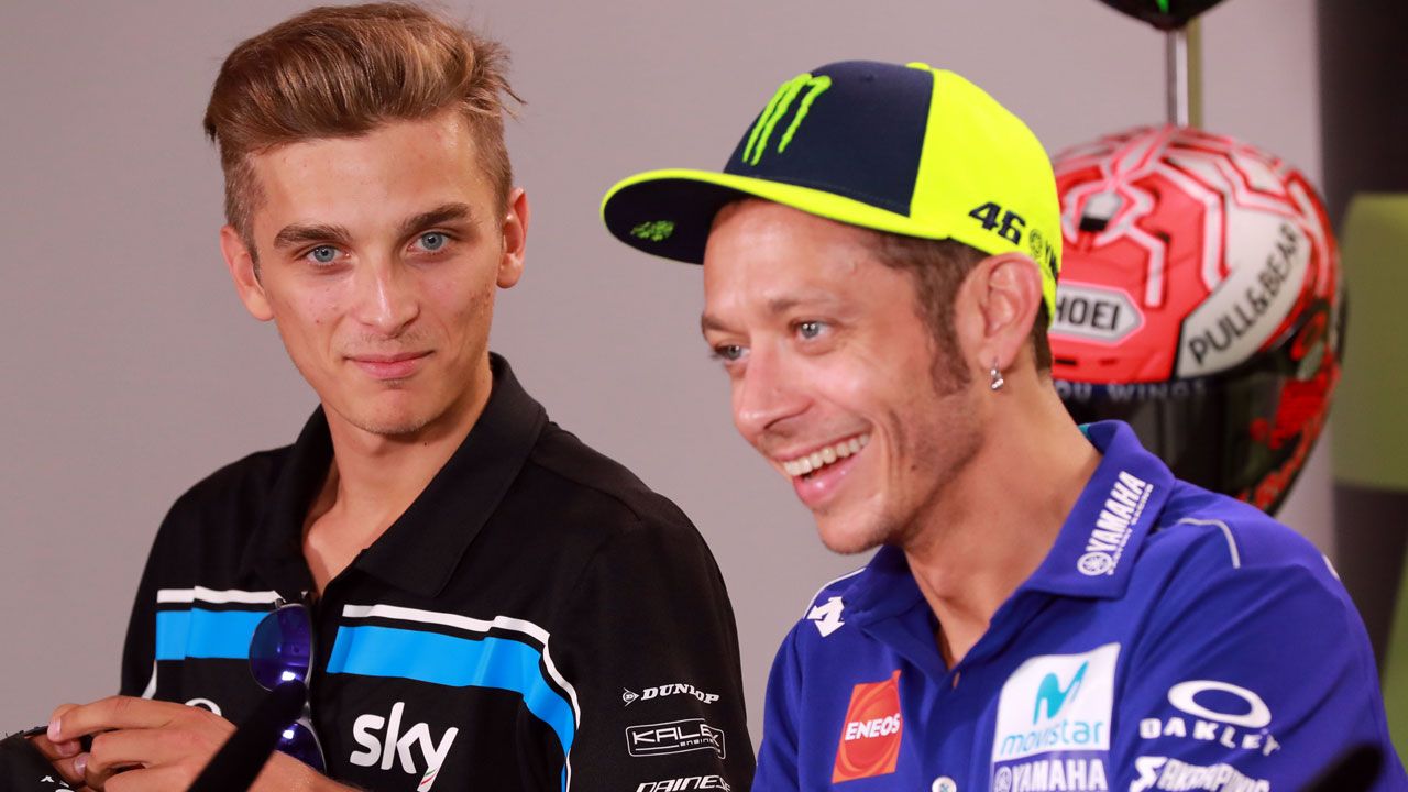 Valentino Rossi ya piensa en compartir parrilla con su hermano Luca Marini en 2021