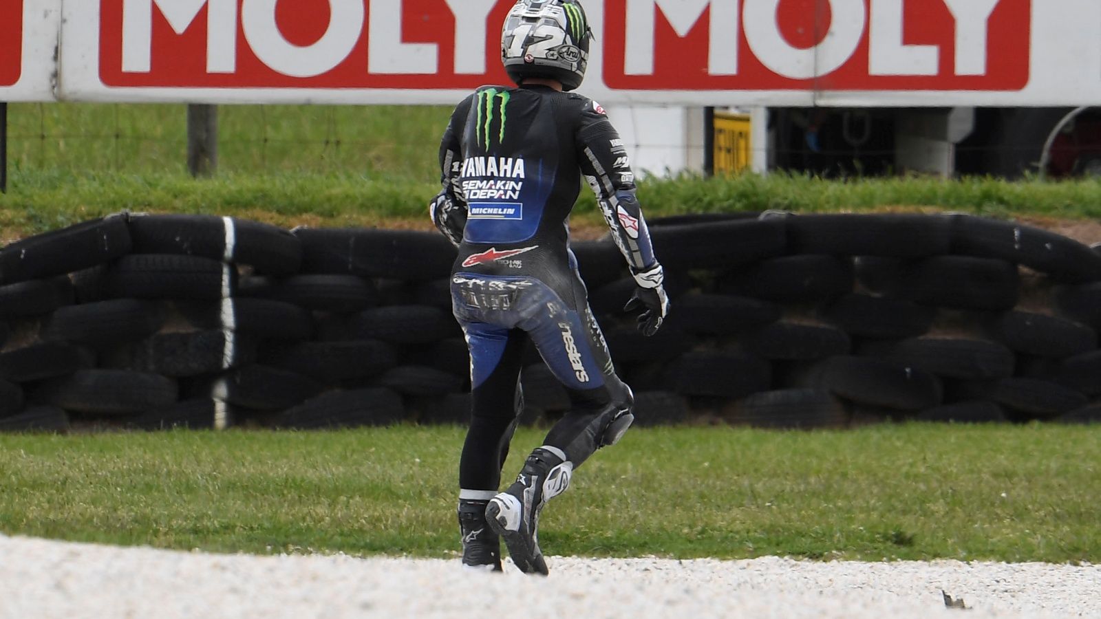 Maverick Viñales: “Mala suerte, pero prefería acabar así que terminar segundo”